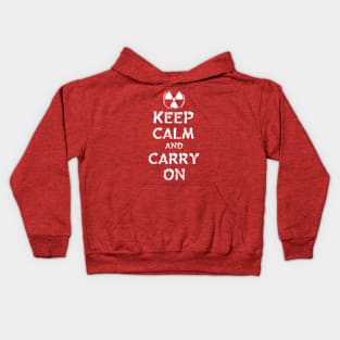 Radioactive Keep Calm and Carry On Kids Hoodie